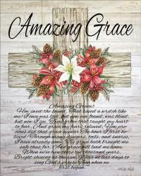 Amazing Grace Christmas Cross | Obraz na stenu