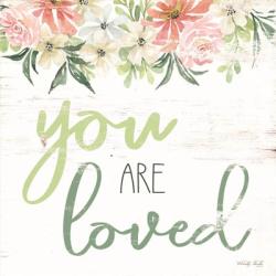 Floral You Are Loved | Obraz na stenu