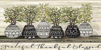 Grateful Mud Cloth Vase | Obraz na stenu