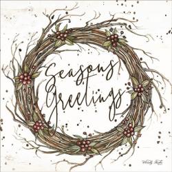 Seasons Greetings Wreath | Obraz na stenu
