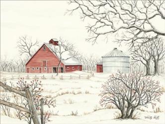 Winter Barn | Obraz na stenu