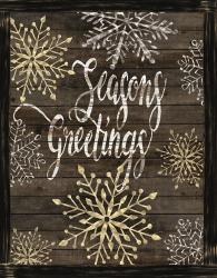 Snowflake Seasons Greetings | Obraz na stenu