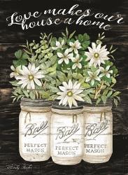 White Jars - Love Makes Our House a Home | Obraz na stenu