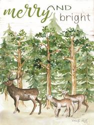 Merry & Bright Deer | Obraz na stenu