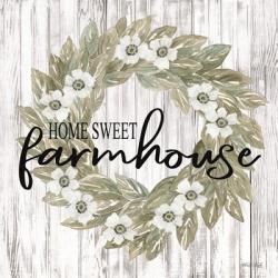 Home Sweet Farmhouse Wreath | Obraz na stenu