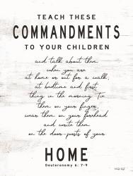 Teach These Commandments | Obraz na stenu