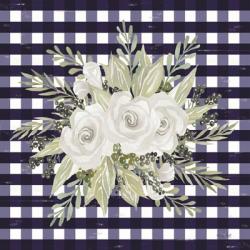 Navy Floral II | Obraz na stenu