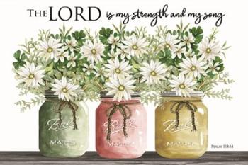 The Lord is My Strength | Obraz na stenu