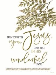 Turn Your Eyes Upon Jesus | Obraz na stenu