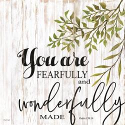 You are Fearfully and Wonderfully Made | Obraz na stenu