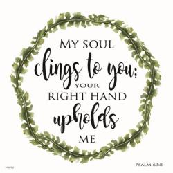 My Soul Clings to You Wreath | Obraz na stenu