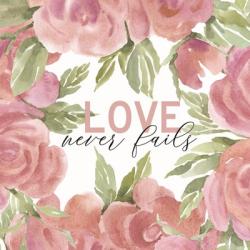 Love Never Fails | Obraz na stenu