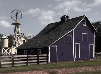 Blue Barn | Obraz na stenu