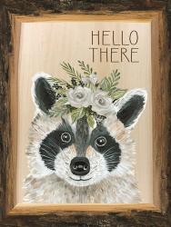 Hello There Raccoon | Obraz na stenu