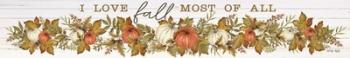 I Love Fall Pumpkins | Obraz na stenu