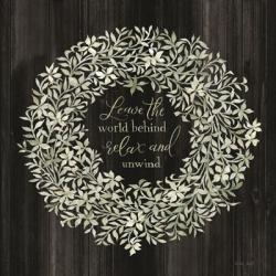 Leave the World Behind Wreath | Obraz na stenu
