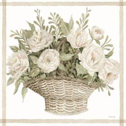 Basket of Peonies | Obraz na stenu