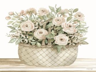 Basket of Ranunculus | Obraz na stenu