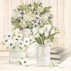 Collection of White Flowers | Obraz na stenu