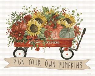 Pick Your Own Pumpkins Wagon | Obraz na stenu