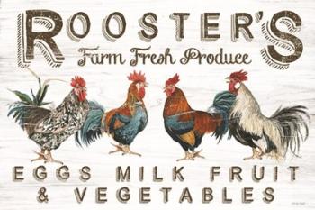 Rooster's Farm Fresh Produce | Obraz na stenu