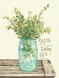 Faith, Hope, Love and Eucalyptus | Obraz na stenu