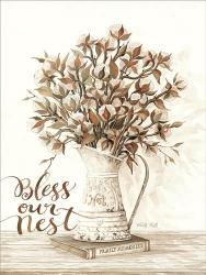 Bless Our Nest Cotton Bouquet | Obraz na stenu