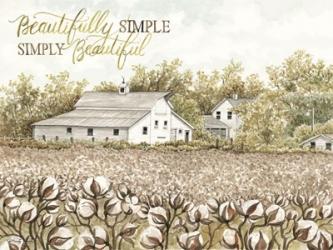 Beautifully Simple Cotton Farm | Obraz na stenu