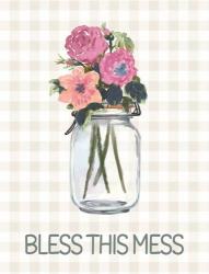 Bless This Mess Flowers | Obraz na stenu