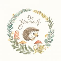 Be Yourself Hedgehog | Obraz na stenu
