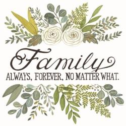 Family Always, Forever | Obraz na stenu
