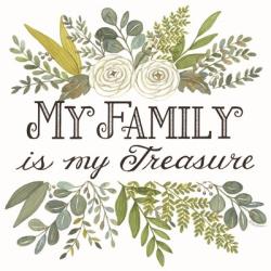 My Family is My Treasure | Obraz na stenu