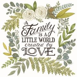A Family is a Little World | Obraz na stenu