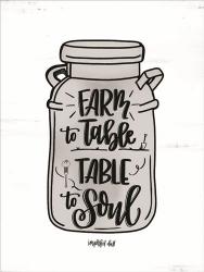 Farm to Table ~ Table to Soul | Obraz na stenu