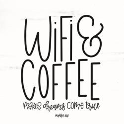 WIFI & Coffee | Obraz na stenu