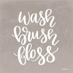 Wash, Brush, Floss | Obraz na stenu