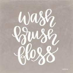 Wash, Brush, Floss | Obraz na stenu