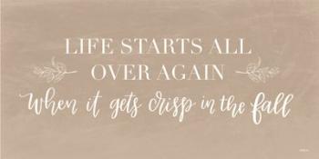 Life Starts Over Again | Obraz na stenu