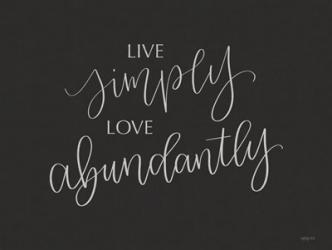 Live Simply | Obraz na stenu