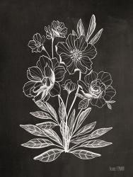 Vintage Chalkboard Flowers | Obraz na stenu