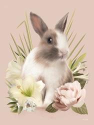 Easter Bunny Floral | Obraz na stenu