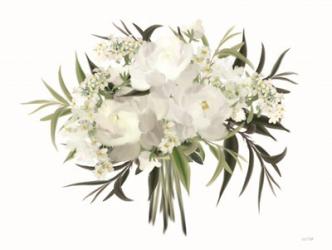 White Boho Bouquet | Obraz na stenu