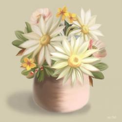 Sunny Floral Bouquet | Obraz na stenu