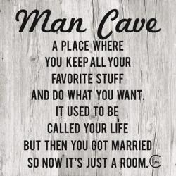 Man Cave | Obraz na stenu