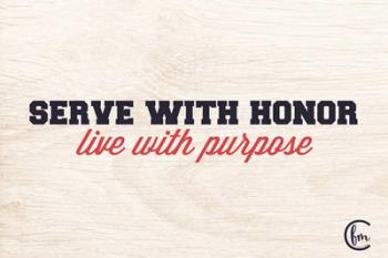 Honor and Purpose | Obraz na stenu