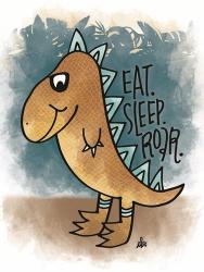 Eat, Sleep, Rawr | Obraz na stenu