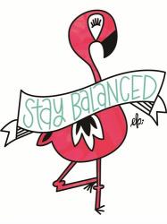 Flamingo Stay Balanced | Obraz na stenu