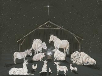 Animal Nativity Scene | Obraz na stenu