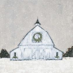 Christmas Snowy Barn | Obraz na stenu
