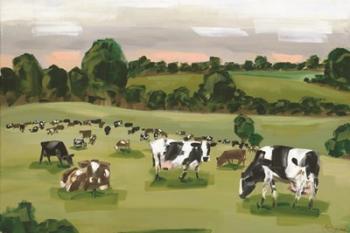 Abstract Field of Cows | Obraz na stenu